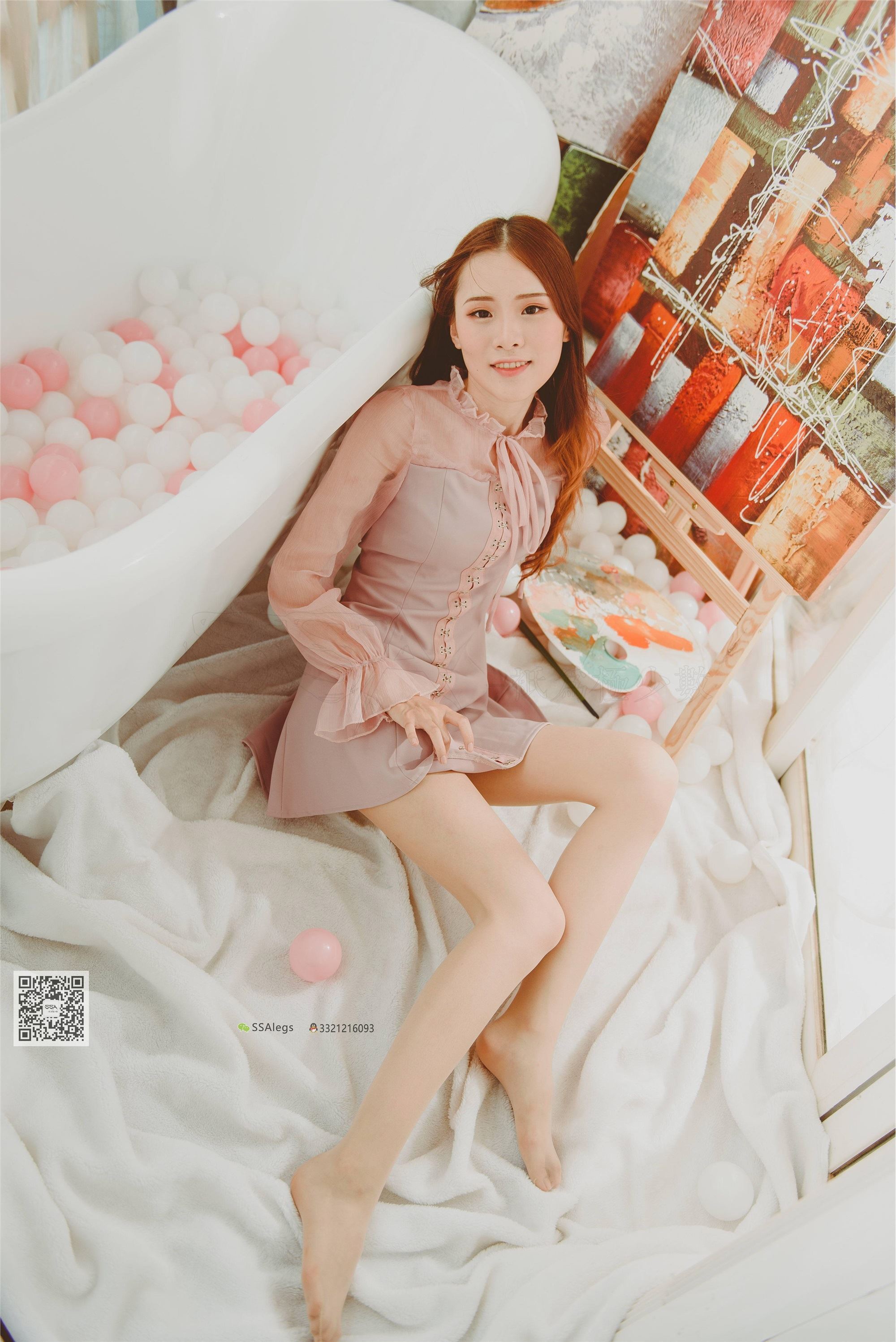 SSA丝社 NO.002 纯-琪琪丝足浴缸小清新